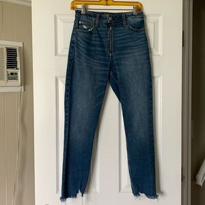 High rise slim jeans